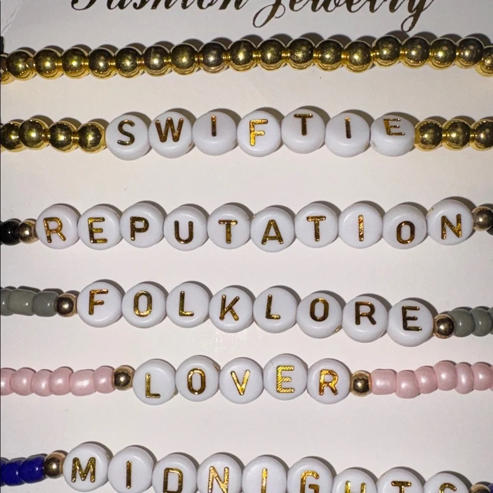 Taylor Swift Friendship Bracelets Colorful Beaded Kids Bracelets Set